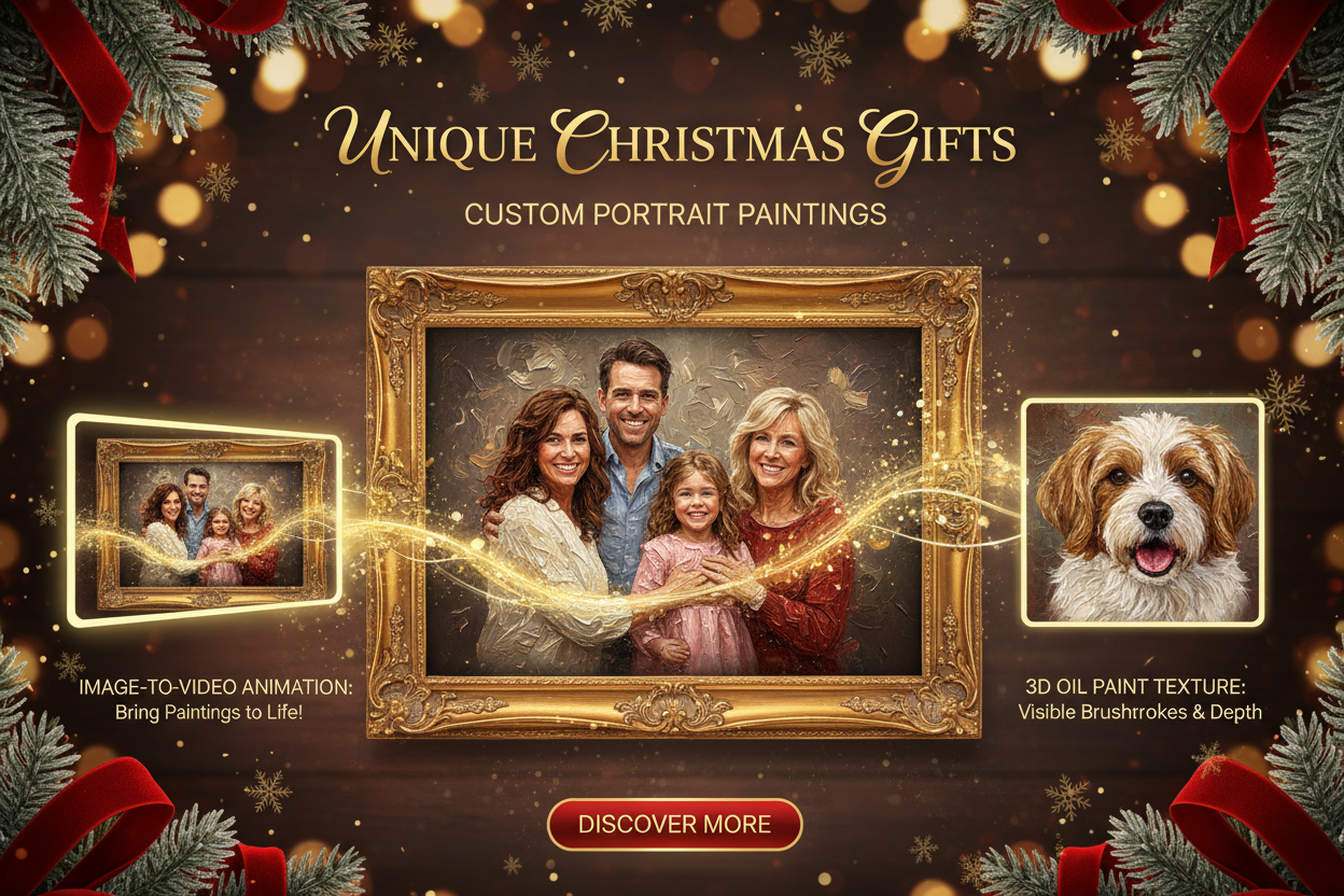 The Perfect Christmas Gift for Family – A Custom Painting with Real Emotion by PaintinDream